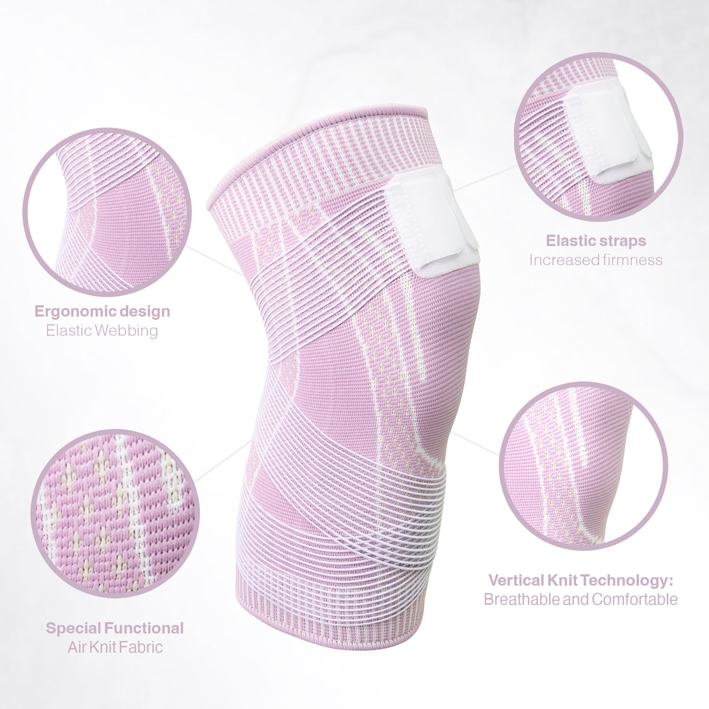 Knee Brace - Compression Sleeve with Knee Wrap