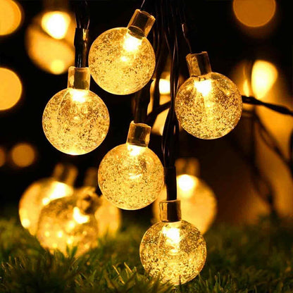 Solar Powered 50 LED Christmas String Outdoor Lights