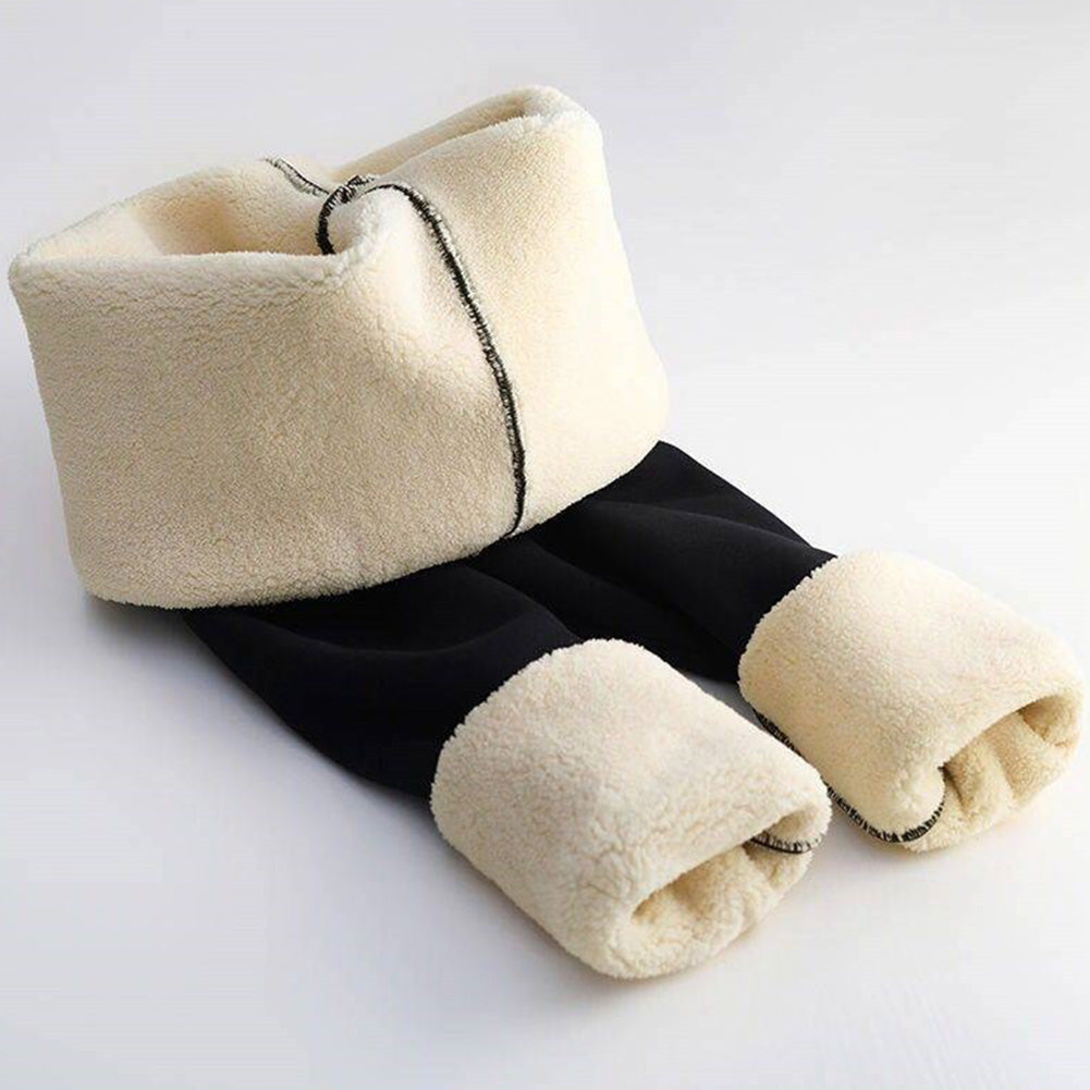 Women's Thick Warm Winter Fleece-Lined High Waist Leggings