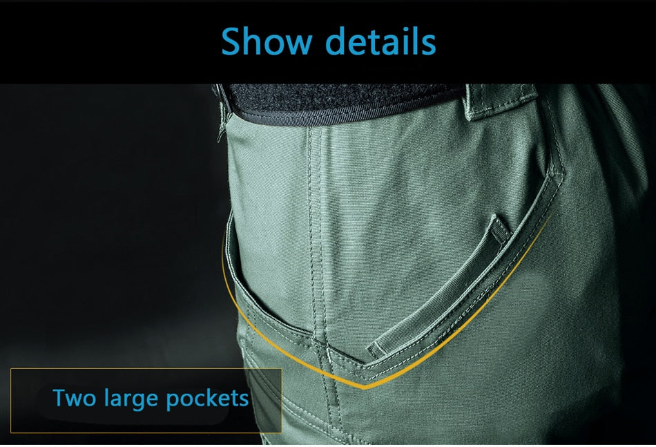 Men Outdoor Waterproof Cargo Pants
