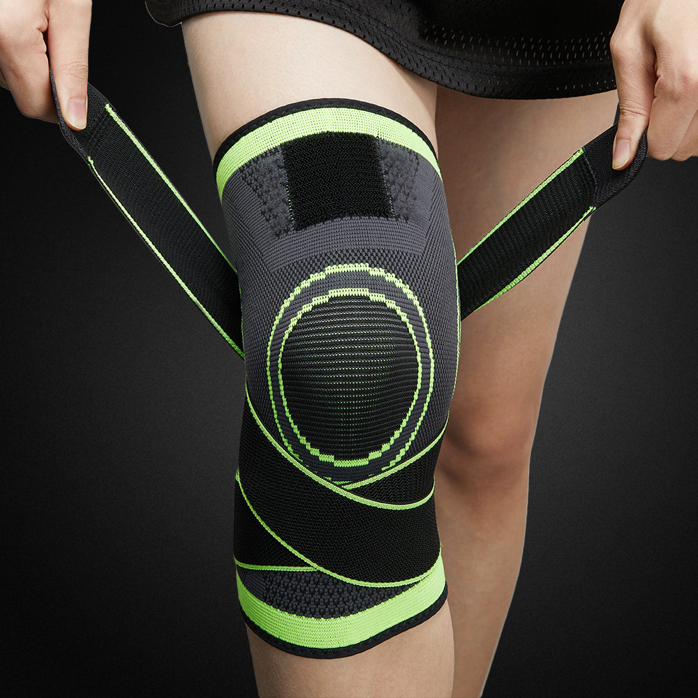 Knee Brace - Compression Sleeve  with Knee Wrap